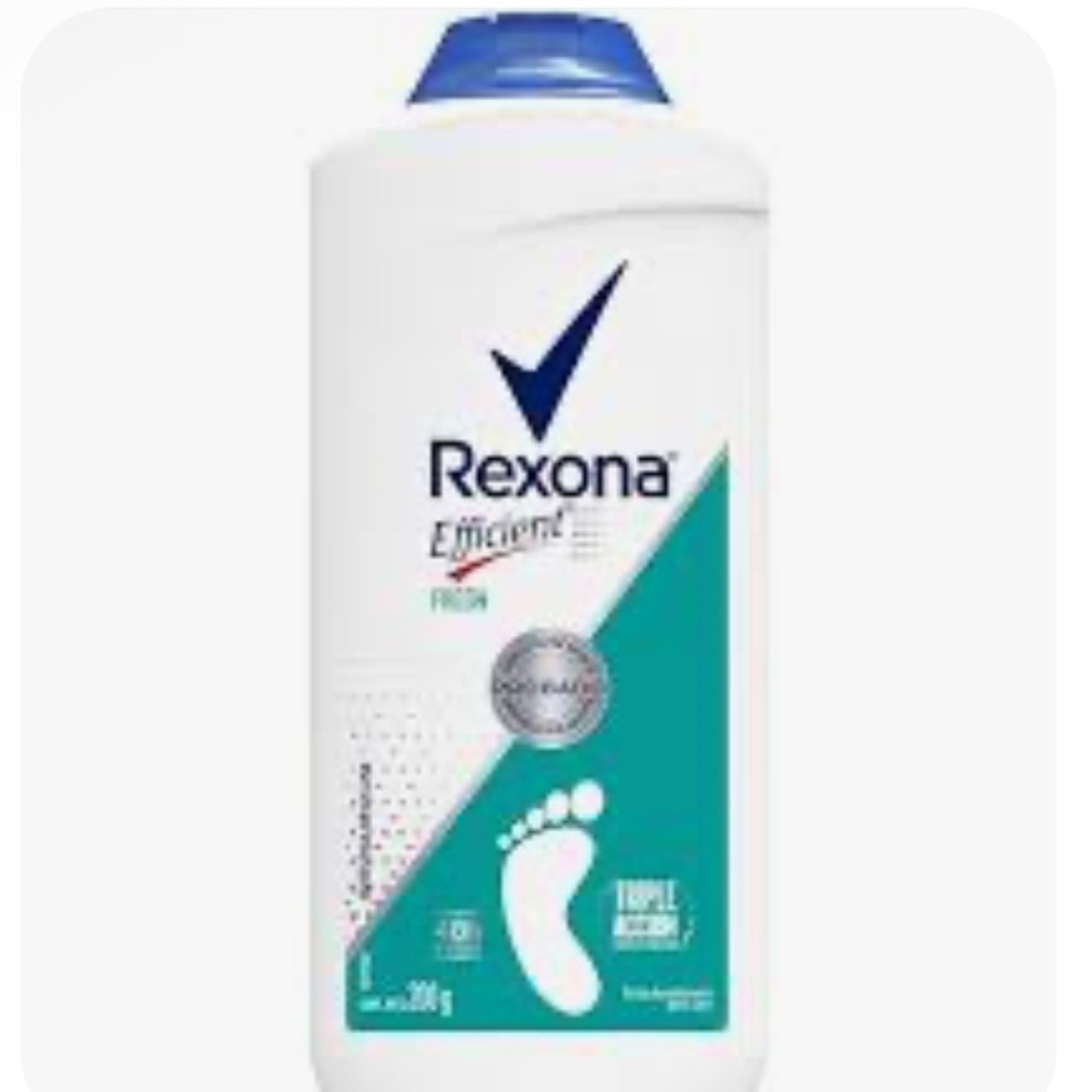 Rexona FOOT POWDER EFFICIENT FRESH WITH ZINC OXIDE 200 g New